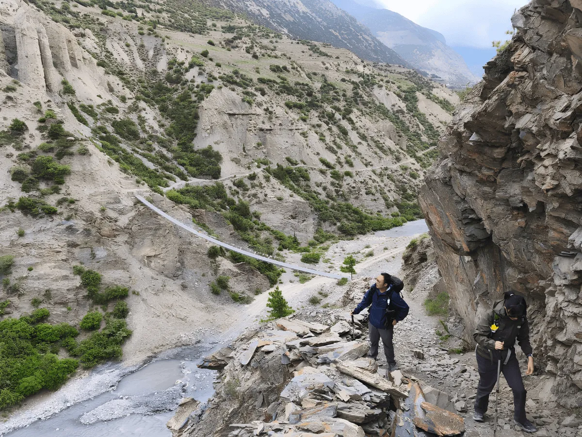 Shree kharka hanging bridge