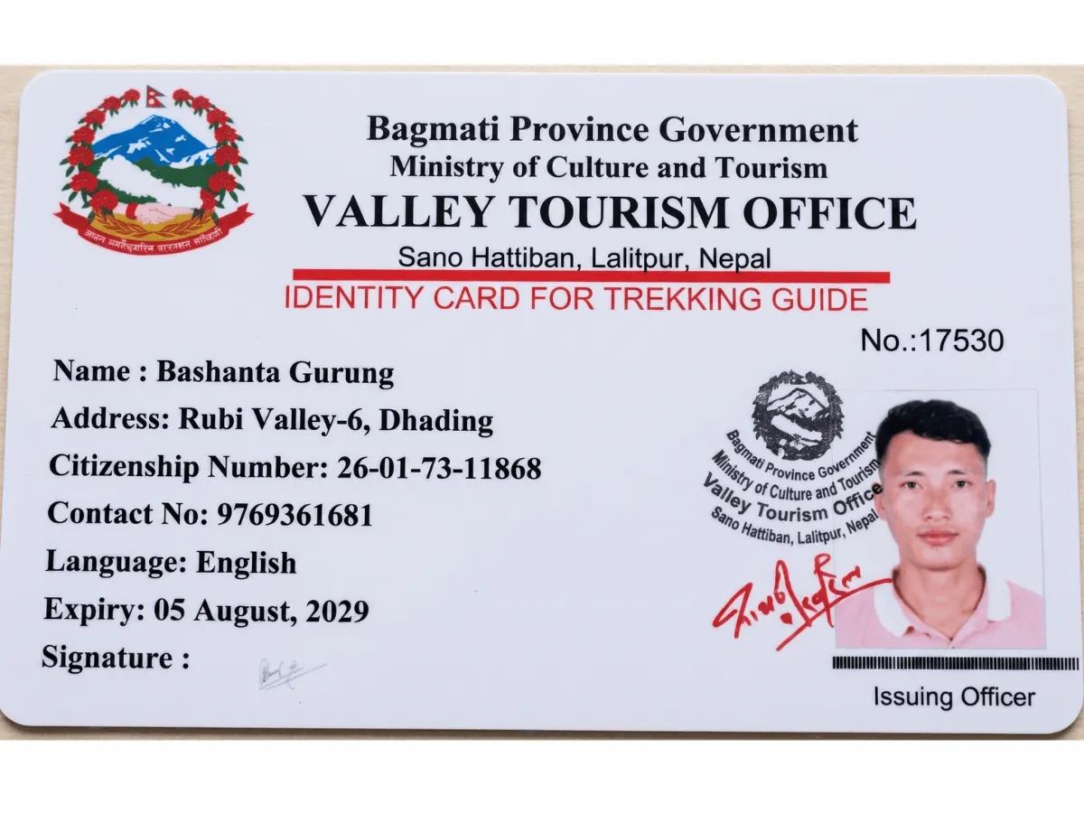 Bashanta Gurung License